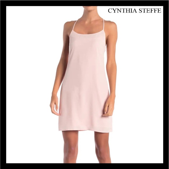 Cynthia Steffe Dresses & Skirts - NEW CYNTHIA STEFFE PINK RACERBACK SLIP DRESS